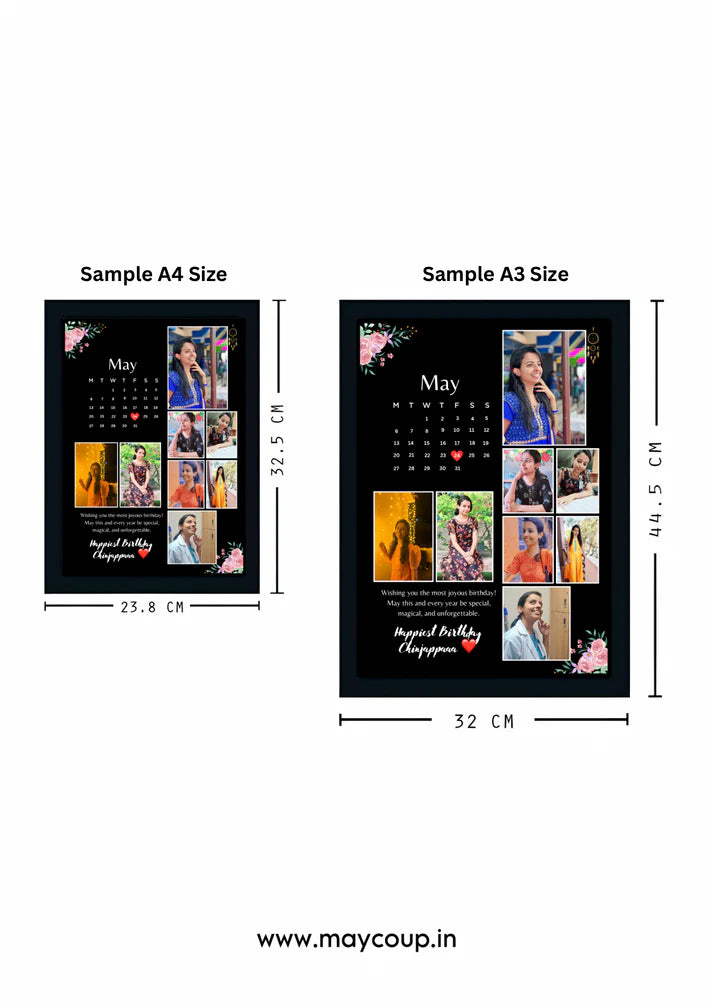 A Year of Love: Thoughtful Calendar Frames for Friends and Family!
