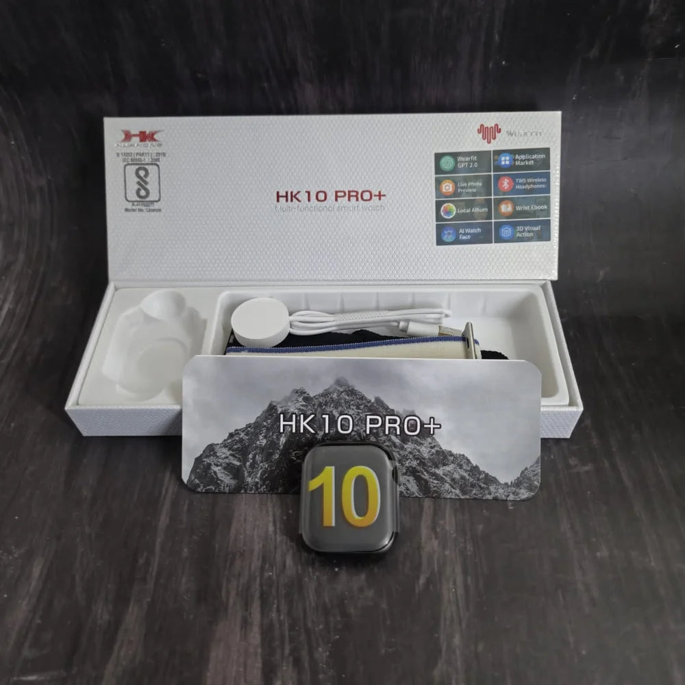 HK 10 Pro Z Smartwatch – 46mm | Wearfit Pro App | Free Extra Strap | Fast Delivery | 7-Day Return